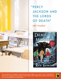 Percy Jackson and the Lords of Death - Classroom License